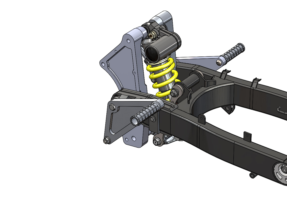 铃木350框架板，